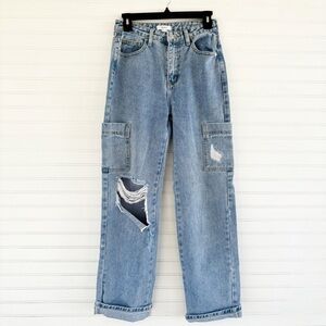 F21 Cargo Jeans Size 25